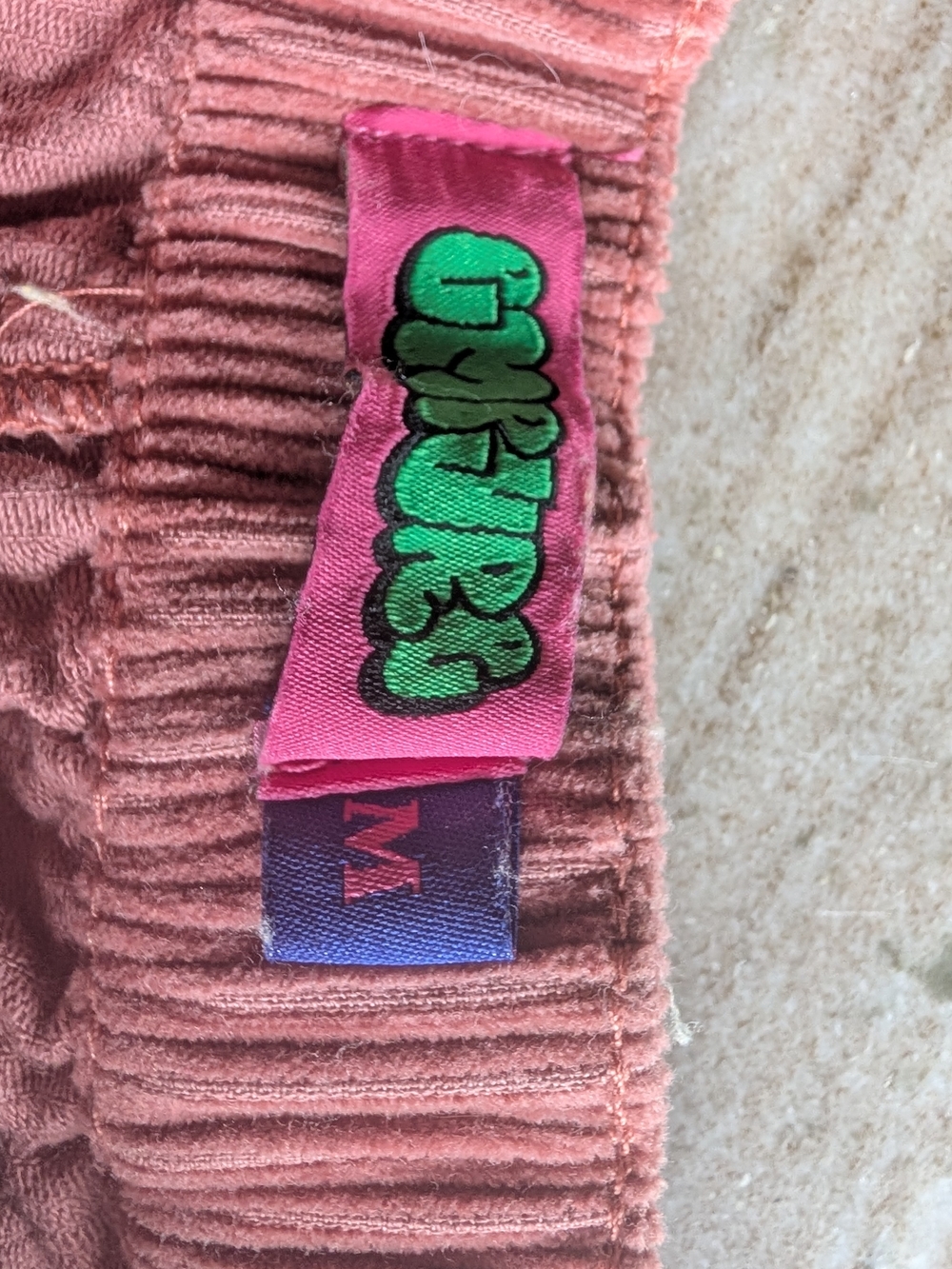 Empyre Mauve-Pink High-Waist Corduroy Shorts - Picture 3 of 7
